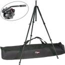 Tripode Manfrotto 501HDV 055XBK Pro video head 13.2 lbs tripode clasico